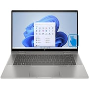 HP ENVY x360 2-in-1 Convertible (2023) Laptop - 13th Gen / Intel Core i5-1335U / 15.6inch FHD / 512GB SSD / 8GB RAM / Shared Intel Iris Xe Graphics / Windows 11 Home / English Keyboard / Silver / International Version - [15-EW1058WM]