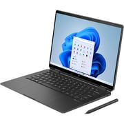 HP Spectre x360 2-in-1 Convertible (2023) Laptop - 1st Series / Intel Core Ultra 7-155H / 14inch 3K / 1TB SSD / 16GB RAM / Shared Intel Arc Graphics / Windows 11 / English Keyboard / Nightfall Black / International Version - [14-EU0008NI]