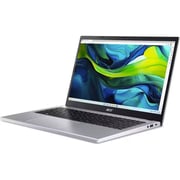 Acer Aspire Go Laptop - Intel Quad Core N100 / 15.6inch FHD / 128GB SSD / 4GB RAM / Shared Graphics / Windows 11 Home / English Keyboard / Silver / International Version - [NX.KRYSA.001]