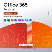 Microsoft Office 365 Personal 1 Year Subscripton 1 Device