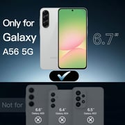 FITIT Clear Case for Samsung Galaxy A56 5G, Non-Yellowing Shockproof Bumper Protective Phone Cover