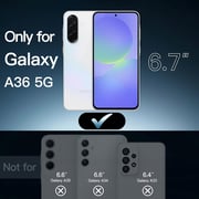 FITIT Clear Case for Samsung Galaxy A36 5G, Non-Yellowing Shockproof Bumper Protective Phone Cover