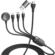 Travelmall 6-in-1 USB Cable 1m Black