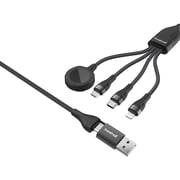 Travelmall 6-in-1 USB Cable 1m Black