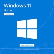 Microsoft Windows 11 Home (32 & 64 Bit) Lifetime Digital License Blue
