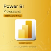 Microsoft Power BI Professional 100 User For 1 Year Yellow