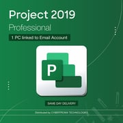 Microsoft Project 2019 Professional 1 PC License Green