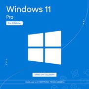Microsoft Windows 11 Pro (32 & 64 Bit) Lifetime Digital License Blue