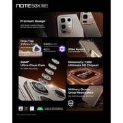 Infinix Note 50X 5G 256GB 8GB RAM Titanium Grey Dual Sim Smartphone