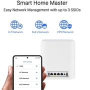 Asus Zen WiFi BT8 Wireless Tri Band Mesh Extendable Router 3 Pack