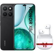 Honor X8C 512GB, 8GB RAM, 4G LTE, Dual SIM , Midnight Black + Free Earbuds Choice X6