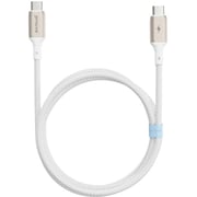 Proove Dense Metal Type-C To Type-C Cable 1m White