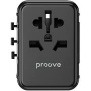 Proove Trip Travel Adapter Black