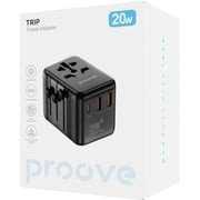 Proove Trip Travel Adapter Black