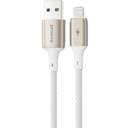 Proove Dense Metal Lightning Cable 1m White