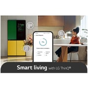 LG French Door Fridge MoodUP, LED Doors, InstaView, Smart control with ThinQ