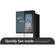 LG French Door Fridge MoodUP, LED Doors, InstaView, Smart control with ThinQ