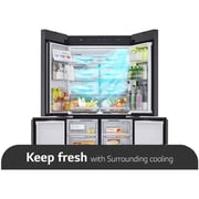 LG French Door Fridge MoodUP, LED Doors, InstaView, Smart control with ThinQ
