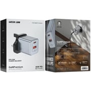 Green Lion GaN Premium Wall Charger Grey