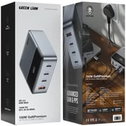 Green Lion GaN Premium Wall Charger Adapter Grey
