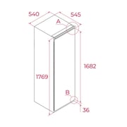 Teka Built In Refrigerator 316 Litres RSL 73370 ME