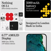 Nothing Phone (3a) 5G 128GB 8GB RAM White Dual Sim Smartphone