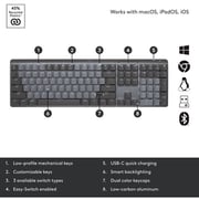 Logitech MX Mechanical Tactile Keyboard Graphite