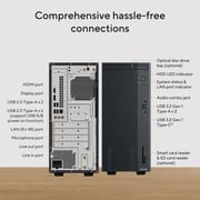 Asus All-in-One Mini Tower (2025) Desktop - 13th Gen / Intel Core i5-13420H / 512GB SSD / 8GB RAM / Shared Intel UHD Graphics / Windows 11 Home / Gray / Middle East Version - [V500MV-13420H205W]