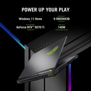 Asus ROG Strix G16 Gaming (2025) Laptop - AMD Ryzen 9-9955HX3D / 16inch WQXGA / 1TB SSD / 32GB RAM / 12GB NVIDIA GeForce RTX 5070 Graphics / Windows 11 Home / English & Arabic Keyboard / Eclipse Gray / Middle East Version - [G614FR-G32X3D]
