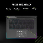 Asus ROG Strix G16 Gaming (2025) Laptop - AMD Ryzen 9-9955HX3D / 16inch WQXGA / 1TB SSD / 32GB RAM / 12GB NVIDIA GeForce RTX 5070 Graphics / Windows 11 Home / English & Arabic Keyboard / Eclipse Gray / Middle East Version - [G614FR-G32X3D]