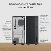 ASUS V500 Mini Tower PC - 13th Gen / Intel i7-13620H / 512GB SSD / 16GB RAM / Shared Intel UHD Graphics / Windows 11 Home / Gray / Middle East Version - [V500MV-13620H105W]
