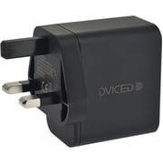 Deviced 2 Port GaN Wall Charger Black
