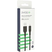 Deviced Lightning Cable 1.25m Black