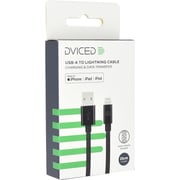 Deviced Lightning Cable 0.25m Black