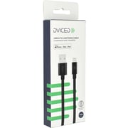 Deviced Lightning Cable 1.25m Black