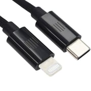 Deviced USB-C To Lightning Cable 0.25m Black