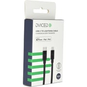 Deviced USB-C To Lightning Cable 0.25m Black
