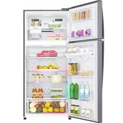 LG Top Mount Refrigerator 592L Platinum Silver - LTH852HLHM