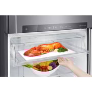 LG Top Mount Refrigerator 592L Platinum Silver - LTH852HLHM