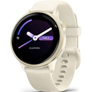 Garmin 010-02985-01 Vivoactive 6 Smartwatch Lunar Gold with Bone Band