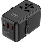 Mycandy Travel Adapter Black