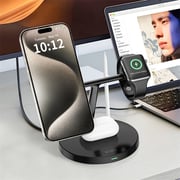 Wiwu 4-in-1 Magnetic Charger Black - WI-W032BLK