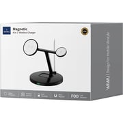 Wiwu 4-in-1 Magnetic Charger Black - WI-W032BLK