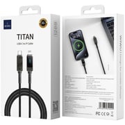 Wiwu Titan USB-C to Lightning Cable 30W, 1.2m Tarnish Finish-WI-C038CLTRN