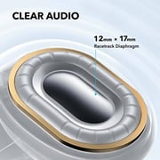 Anker C40i Clip-On Earbuds, Secure Fit, Lightweight, Rich Audio, Dark Grey-A3331HZ1