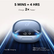 Anker Liberty 4 Pro True Wireless Earbuds, ACAA 3.0, LDAC, Noise Cancelling, Blue-A3954H31
