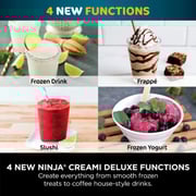 Ninja Creami NC501UK 10-in-1 Ice Cream Maker, Sorbet & Smoothie – 800W