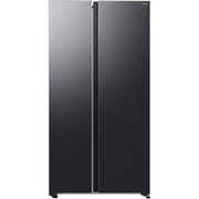 Samsung RS70F65Q1FAE Side-by-Side Refrigerator, Water Dispenser, Inox