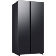 Samsung RS70F65Q1FAE Side-by-Side Refrigerator, Water Dispenser, Inox