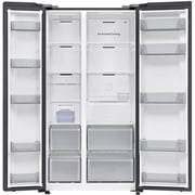 Samsung RS70F65Q1FAE Side-by-Side Refrigerator, Water Dispenser, Inox
